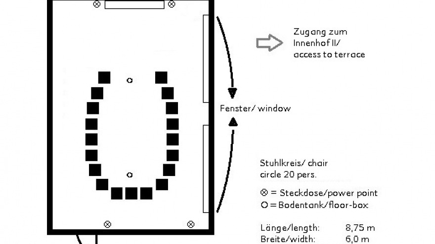 conference room Düsseldorf - chair circle ca. 20 persons conference room Düsseldorf - chair circle ca. 20 persons